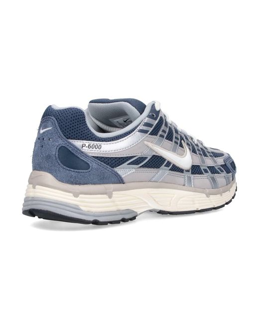 Nike Blue 100% Fabric Sneakers for men