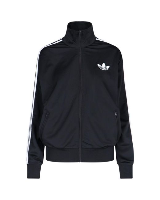 Adidas Black 'Adicolor Classic Firebird' Zip Sweatshirt