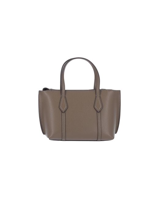 Tory Burch Natural Mini Tote Bag "Perry"