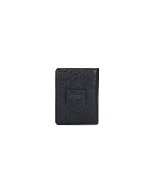 Marc Jacobs Black Designer Cow Leather Wallet For