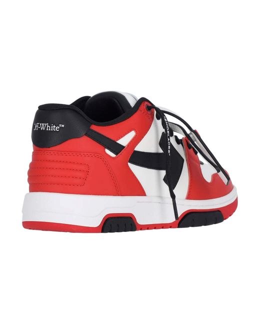 Off-White c/o Virgil Abloh Red "out Of Office" Sneakers for men