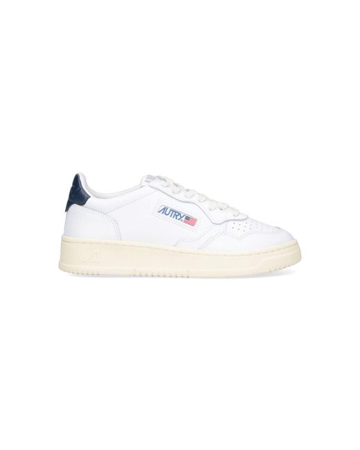 Autry White Medalist 01 Low Sneakers