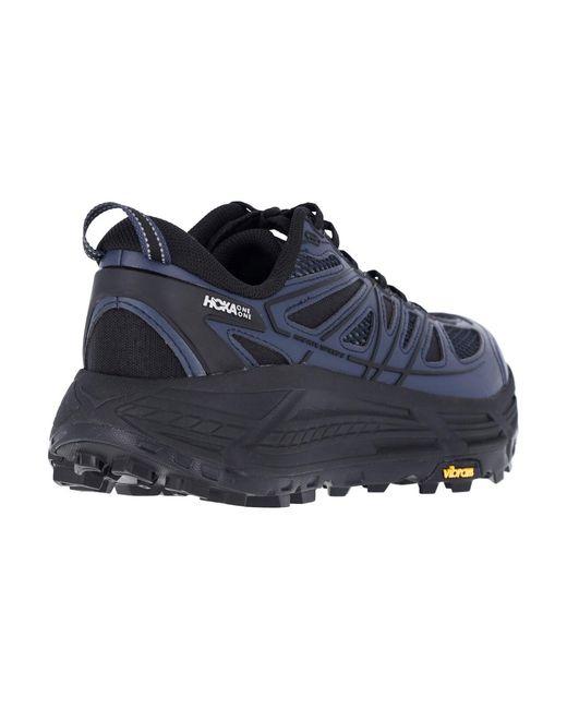 Hoka One One Blue Sneakers Fabric