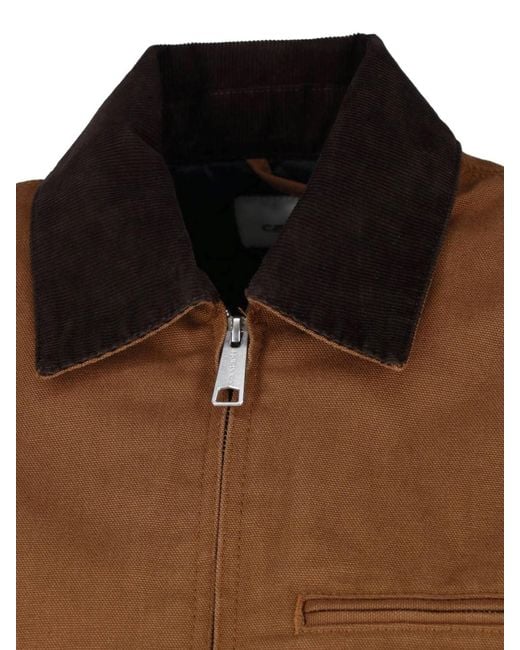 Carhartt Brown Zip Jacket "Og Detroit"