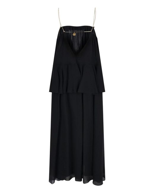 Chloé Black Dresses Silk
