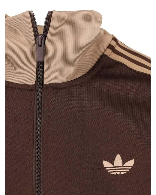 Adidas Brown Zip Hoodie for men