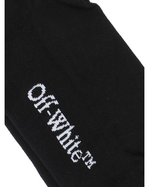 Calzini Logo di Off-White c/o Virgil Abloh in Black da Uomo