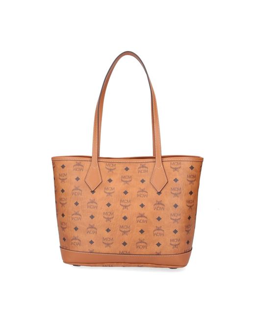 MCM White Tote Bag "Liz"
