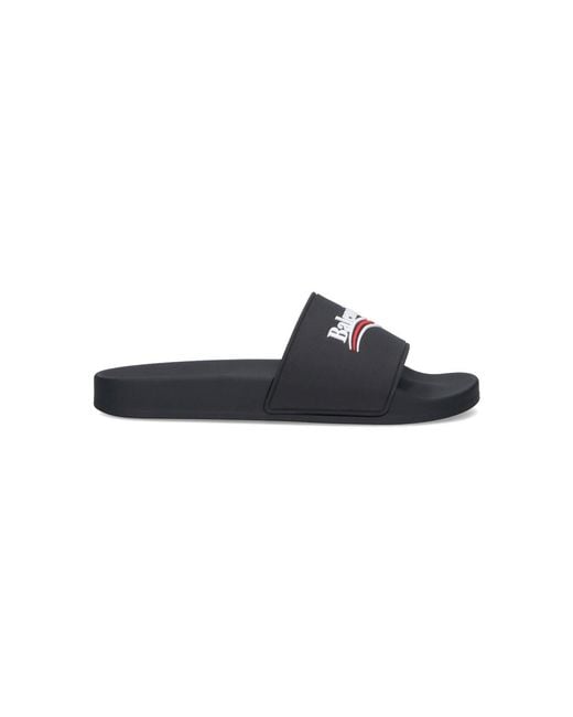 Balenciaga Blue Sandals Thermoplastic Polyurethane for men