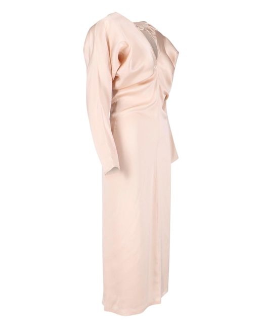Loro Piana Pink Silk Maxi Dress