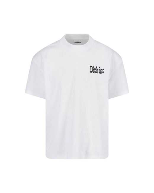 Dickies White T-Shirt “Polk” for men
