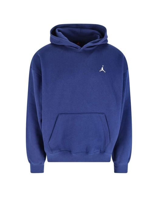 Nike Blue Cotton-Blend Sweatshirt for men