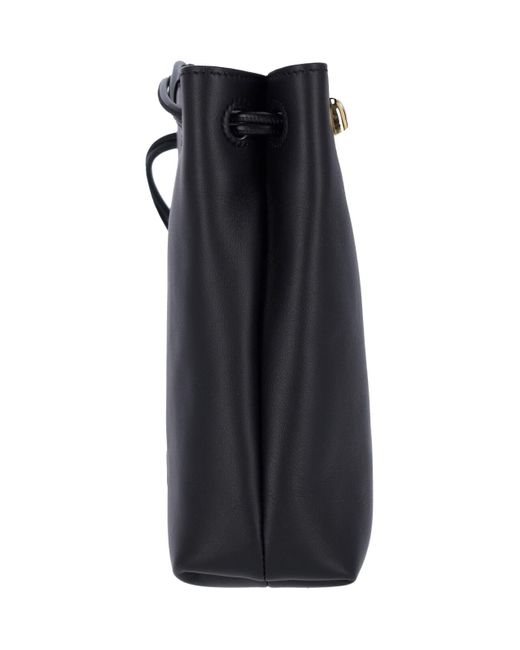 Loewe Black "Pebble" Clutch