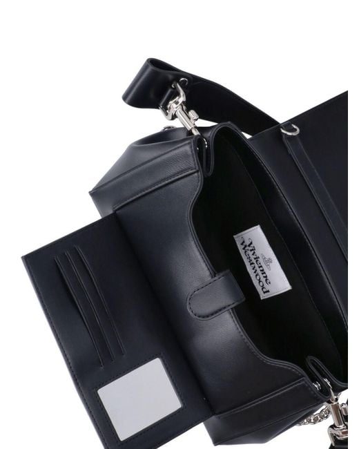 Vivienne Westwood Blue 100% Polyester Designer-Style Bag