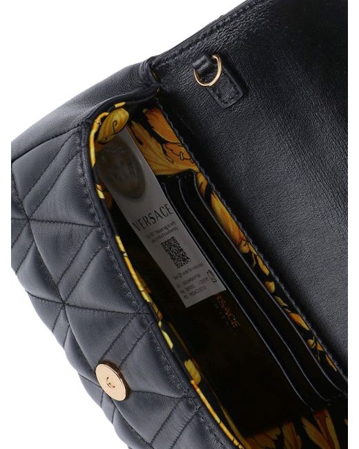 Versace Black 'virtus' Crossbody Bag
