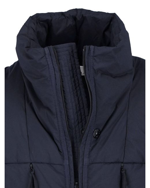 Stone Island Blue Vest "Seamless Tunnel" for men
