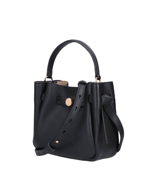 Borsa Secchiello Mini "Romy" di Tory Burch in Black