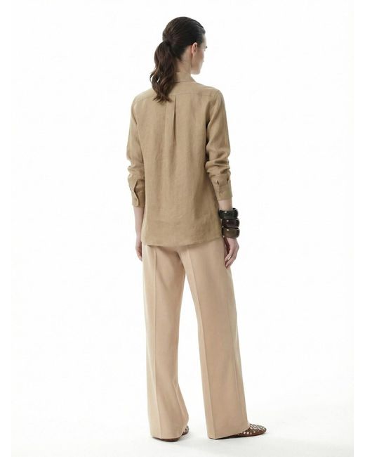Max Mara Natural Linen Shirt "Falasco"