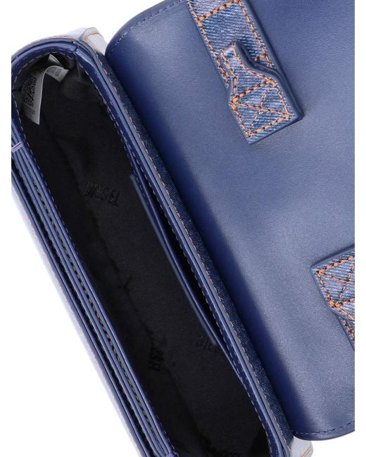 DIESEL Blue '1dr' Shoulder Bag
