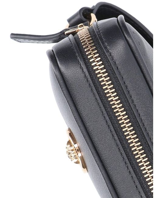 Versace Black 'Biggie' Small Crossbody Bag for men