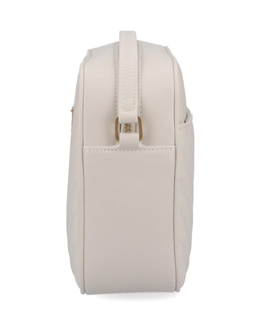 Saint Laurent White "Camera Lou" Crossbody Bag