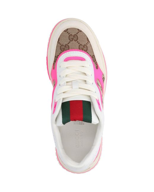 Sneakers "Re-Web" di Gucci in Pink