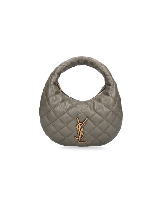 Saint Laurent Metallic Hobo Bag "Icarino"