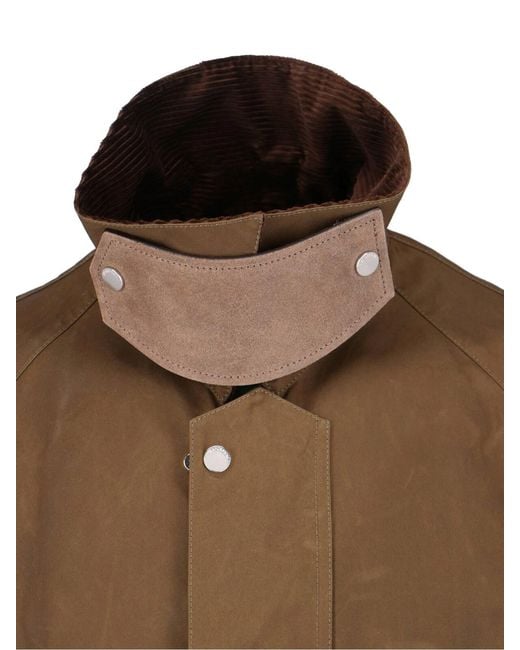 J.W. Anderson Brown Structured Corduroy Collar Cotton Jacket for men