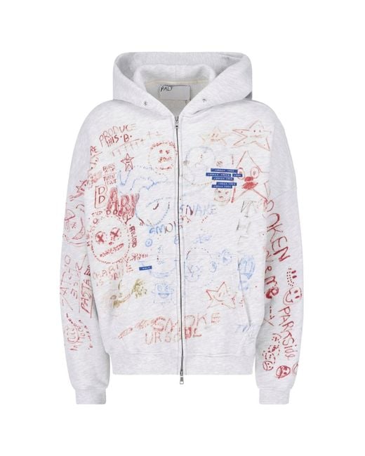 PALY White Hoodie "Joshua Tree" for men