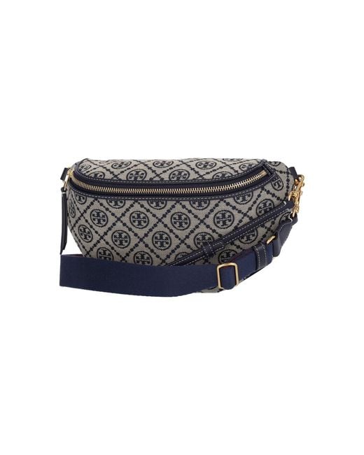 Marsupio "T Monogram" di Tory Burch in Gray