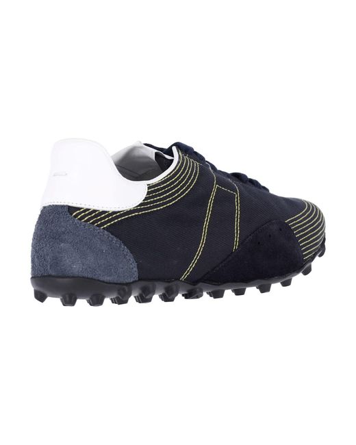 Maison Margiela Blue Low-Top Lace-Up Sneakers for men