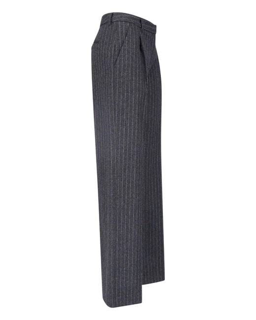 Lardini Blue Wool Trousers