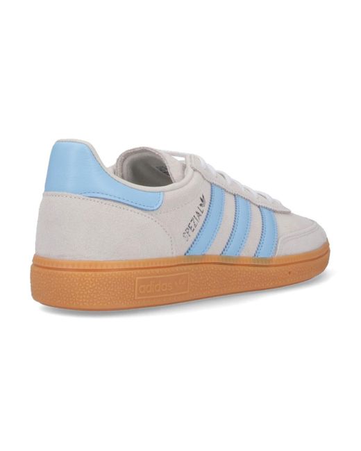 Adidas Blue Sneakers Calf Leather