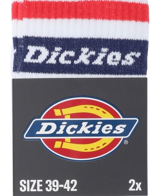 Dickies White Logo Socks for men