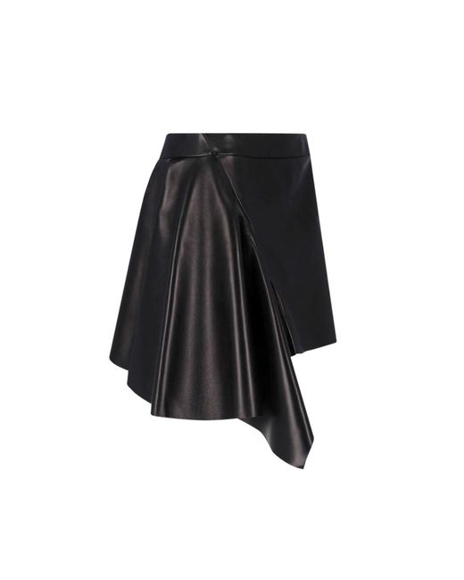 Givenchy Black Lambskin Mini Skirt