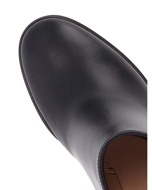 Gianvito Rossi Blue Calf Leather Boots