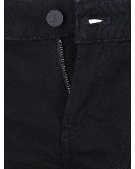 Mugler Black Denim Shorts