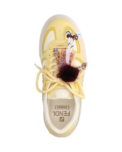 Fendi Metallic Sneakers Match"