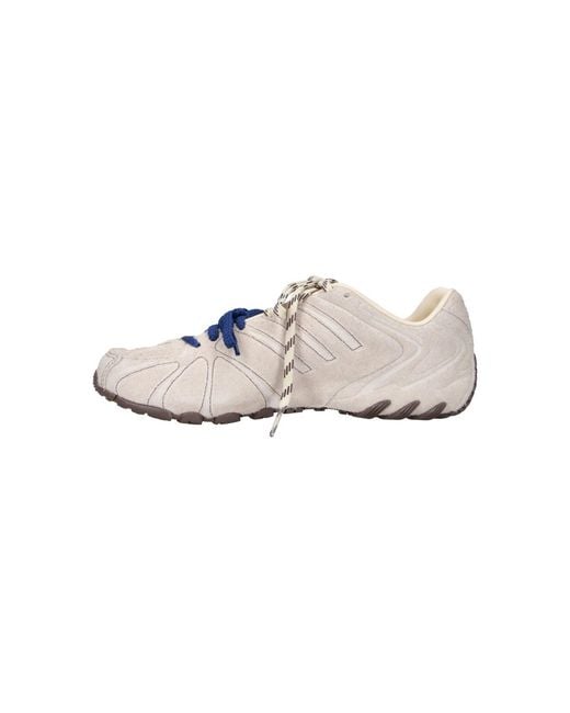 Adidas White Lace-Up Low-Top Sneakers