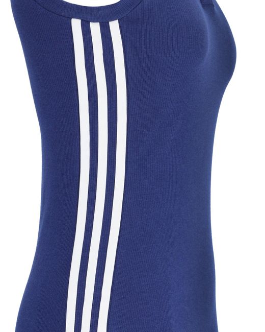 Abito Maxi "Originals Rib" di Adidas in Blue