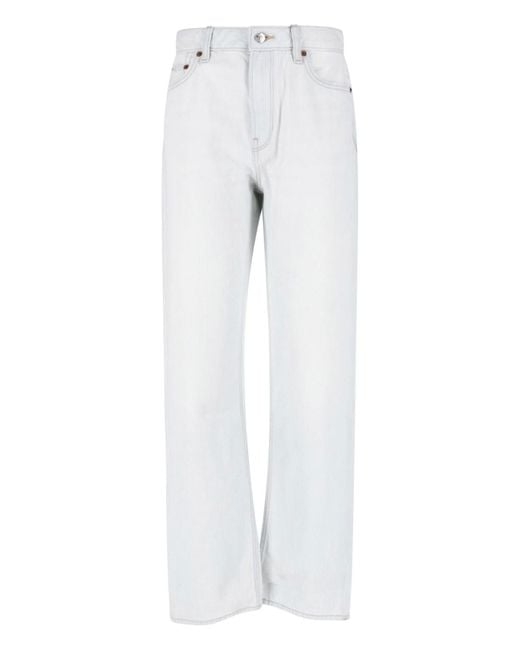Calvin Klein White Lightweight 100% Cotton Denim Jeans For