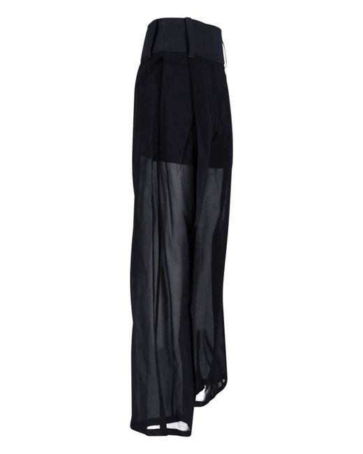 Sportmax Blue Wide Pants "Ferito"