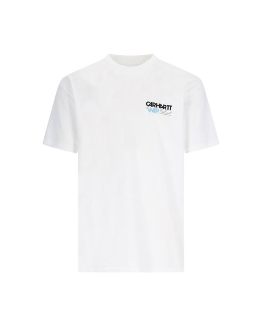 T-Shirt "S/S Contact Sheet" di Carhartt in White