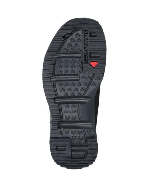 Salomon Black Sneakers Leather