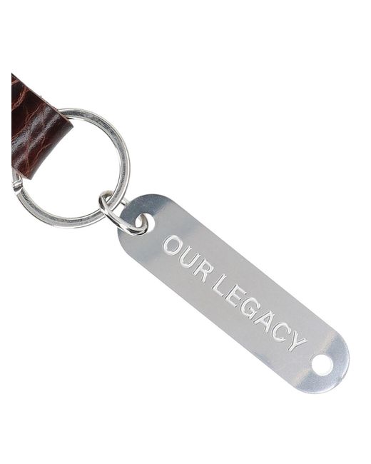 Our Legacy White "Ring" Keyring