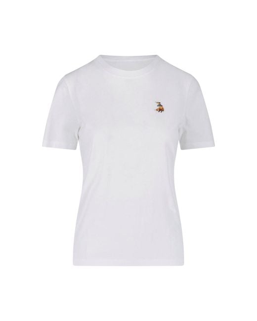 Maison Kitsuné White T-Shirt Dreaming Fox