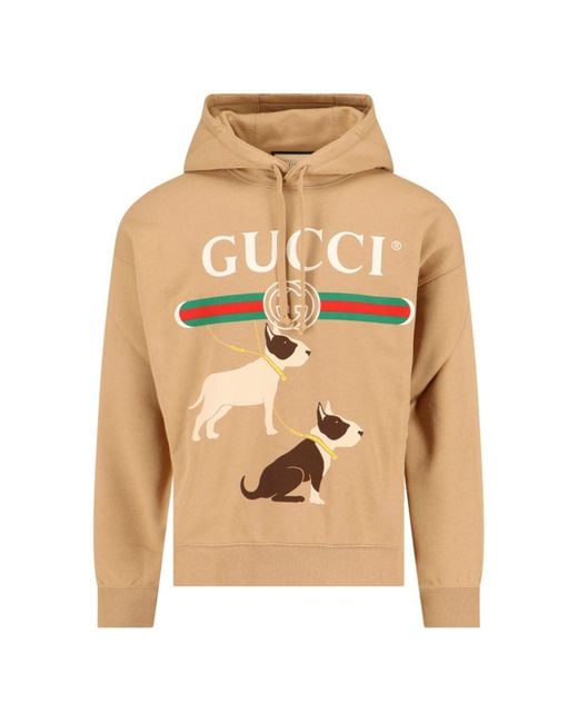 Gucci Natural Logo Hoodie for men