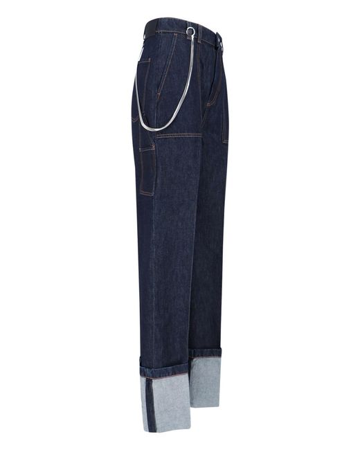 Sportmax Blue Straight Jeans