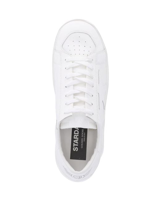 Golden Goose Deluxe Brand White Leather Sneakers for men