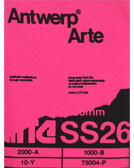 Arte' White T-Shirt "Back Poster" for men